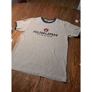 NCAA Auburn Tigers Men’s Large Gray Blue Orange Short Sleeve Crew Neck T-Shirt